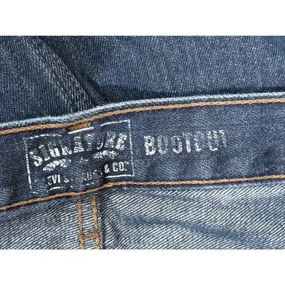 Levi's Bootcut Dark Wash Jeans - 34 x 30 - Picture 3 of 4